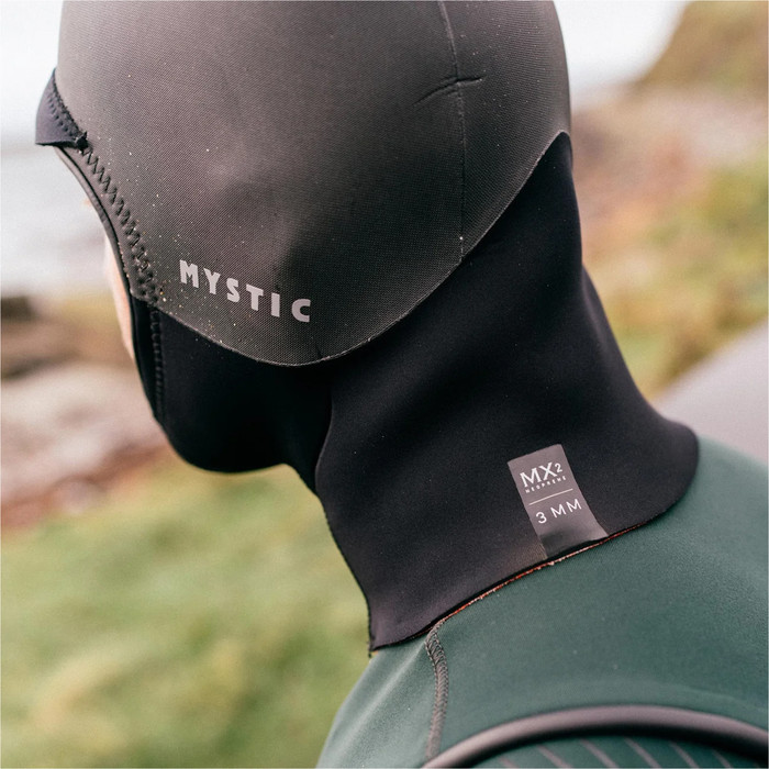 2024 Mystic Roam 3mm Long Wetsuit Hood 35016.230018 - Black